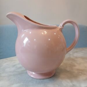 Vintage Lu-Ray Pastels Pink Ceramic Pitcher